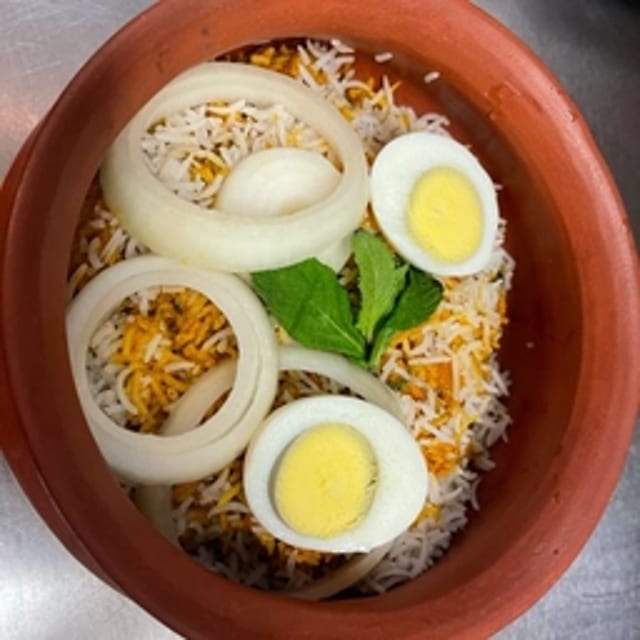 Hyderabad Dum Pot Biryani.