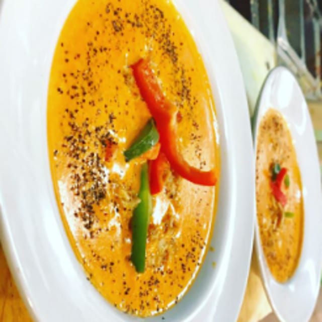 Lobster & Saffron Bisque.